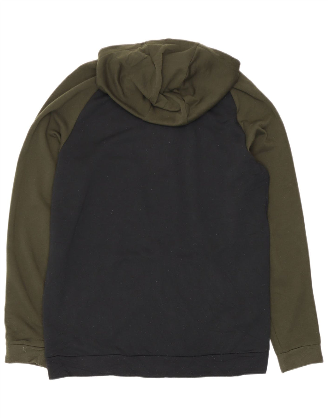 Pulover Nike pentru bărbați, cu fermoar, cu glugă, mare, negru, poliester