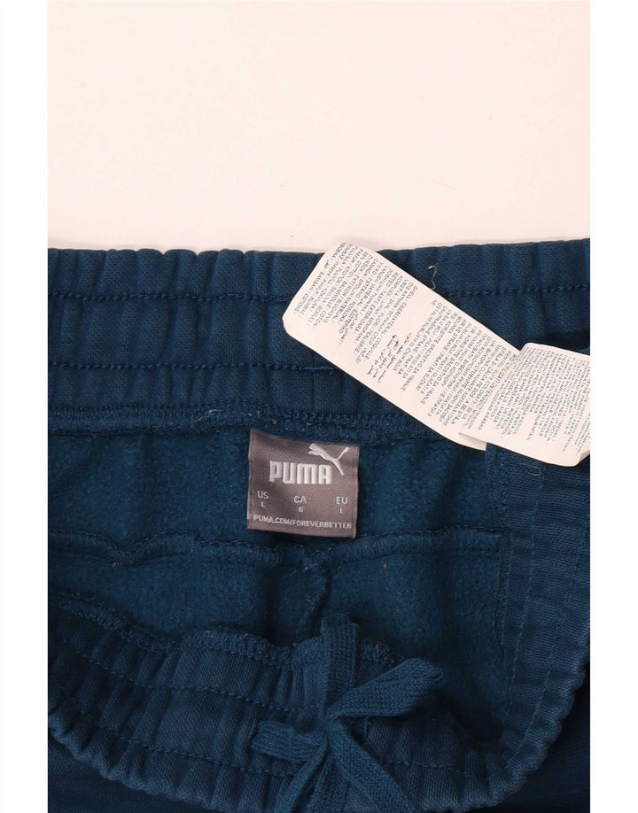 Pantaloni de trening Puma pentru bărbați Joggeri mari, albastru, bumbac