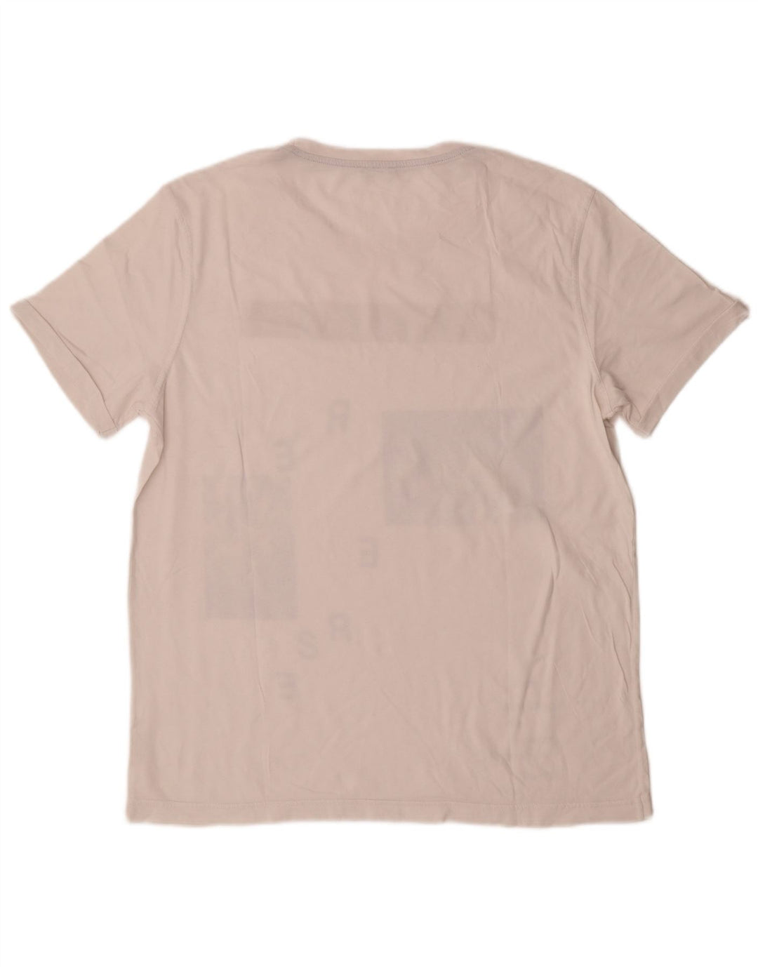 Tricou grafic Benetton pentru bărbați Top Mediu Alb