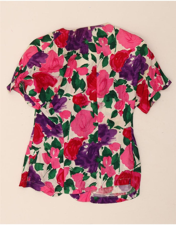 sacou blazer pentru femei mabb cu 4 nasturi IT 42 Medium Multicolor Floral