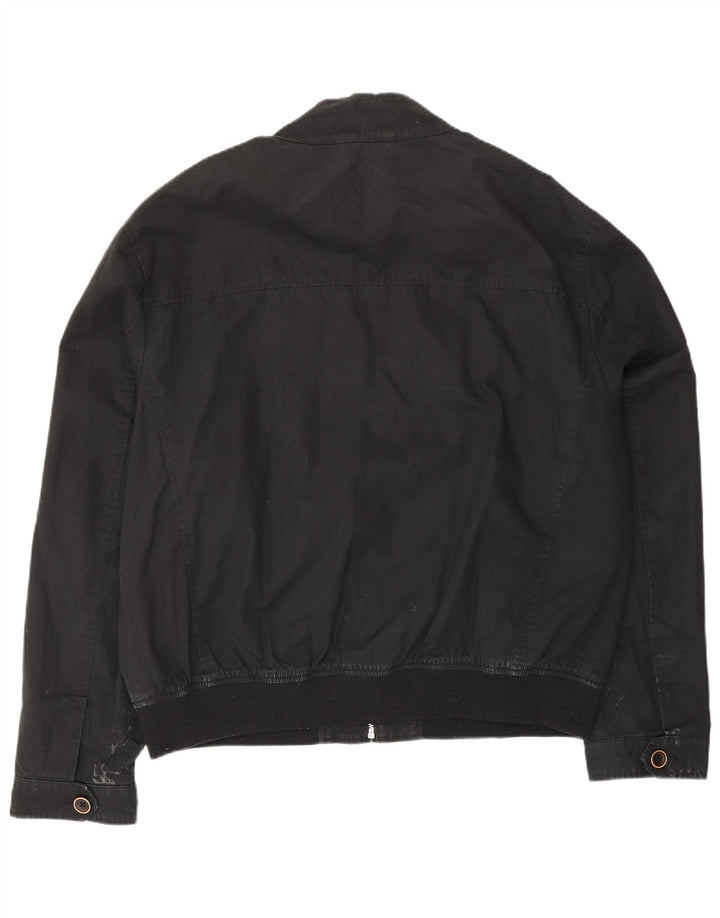 Geacă Bomber pentru bărbați Marks & Spencer Autograph UK 42 XL, bumbac negru