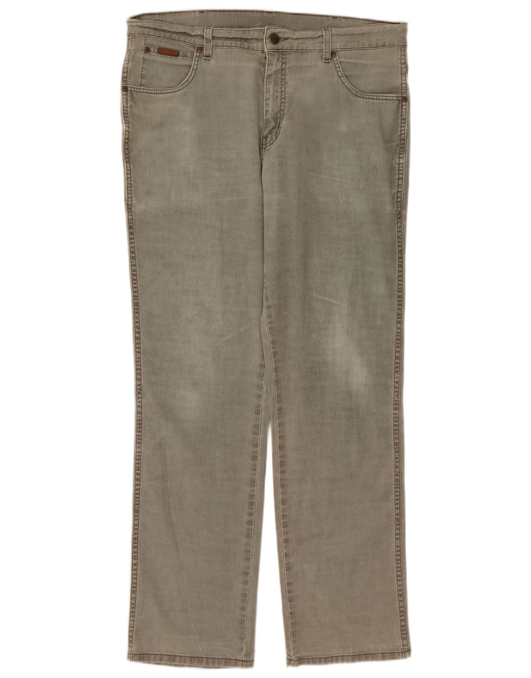 Blugi drepte stretch pentru bărbați Wrangler Texas W36 L32 bumbac gri