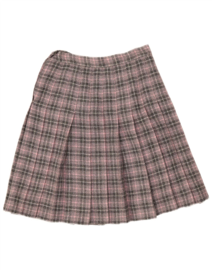 Fustă A-Line pentru Damă Vintage W26 Mic Roz Check