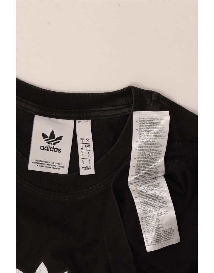 Tricou pentru bărbați Adidas Top mic, negru, bumbac