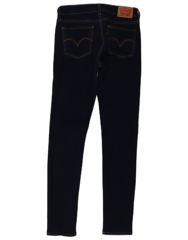 Blugi skinny 711 Levi's pentru femei W27 L30 bumbac bleumarin