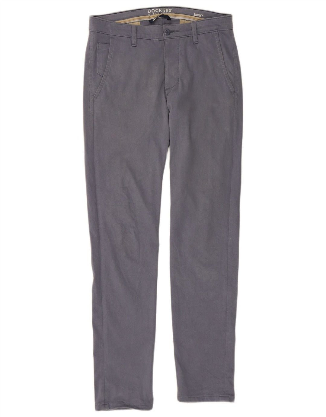 DOCKERS Pantaloni chino skinny pentru bărbați W29 L32 Bumbac albastru