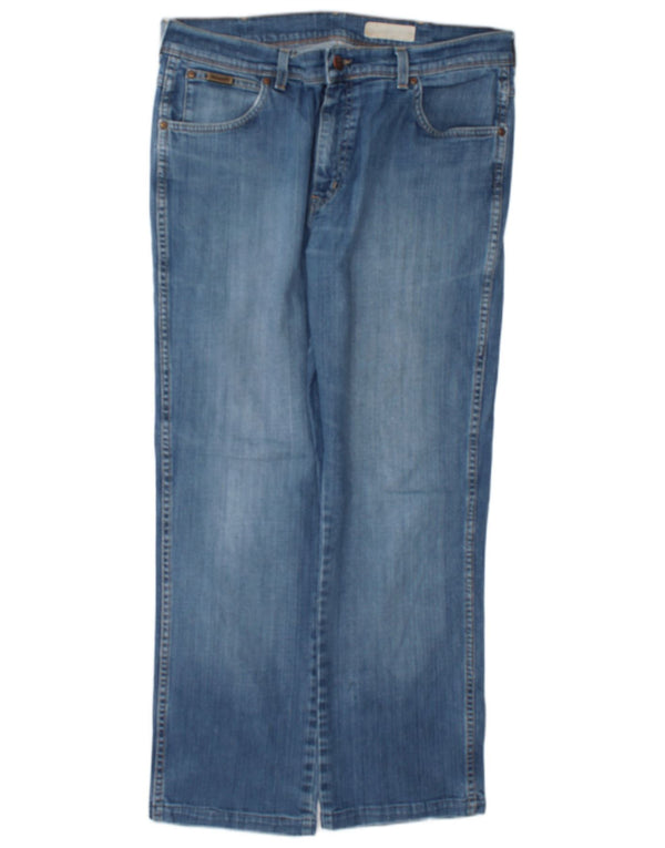 Blugi drepti Wrangler Texas Stretch pentru bărbați W36 L29 Bumbac albastru