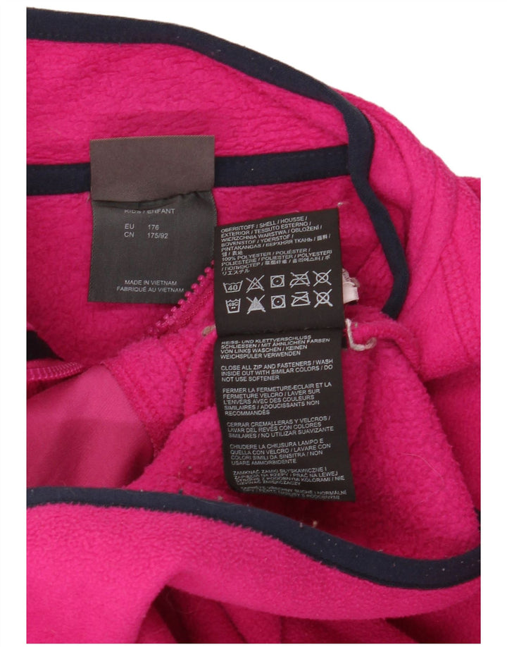 Jachetă fleece pentru fete JACK WOLFSKIN 15-16 ani roz poliester