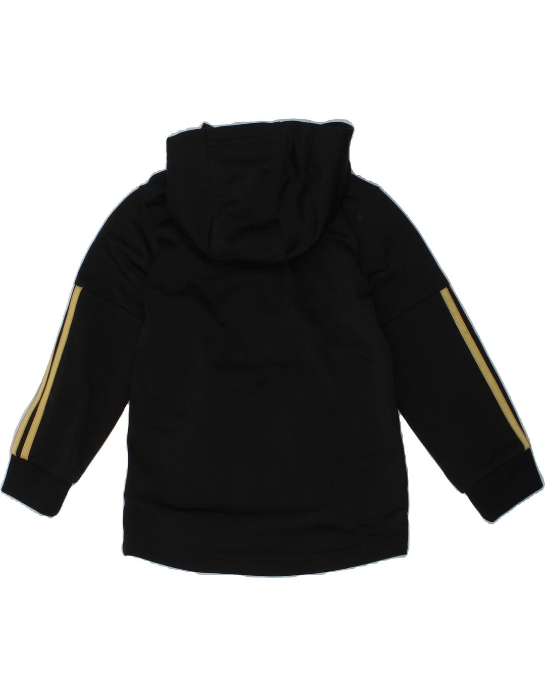 ADIDAS Girls Zip Hoodie Sweater 2-3 Years Black Polyester Vintage Adidas and Second-Hand Adidas from Messina Hembry 