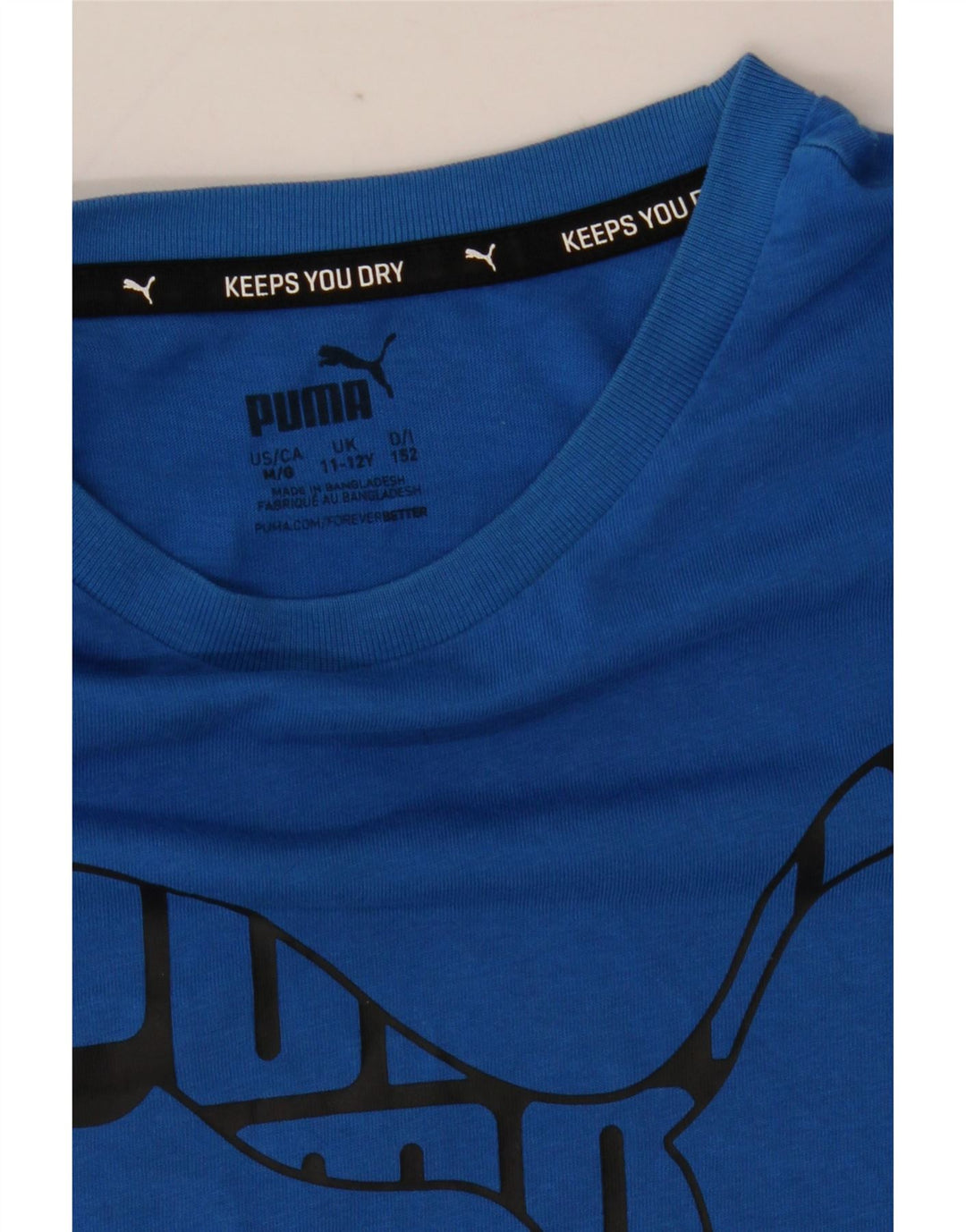 Tricou grafic Puma pentru băieți Top 11-12 ani albastru