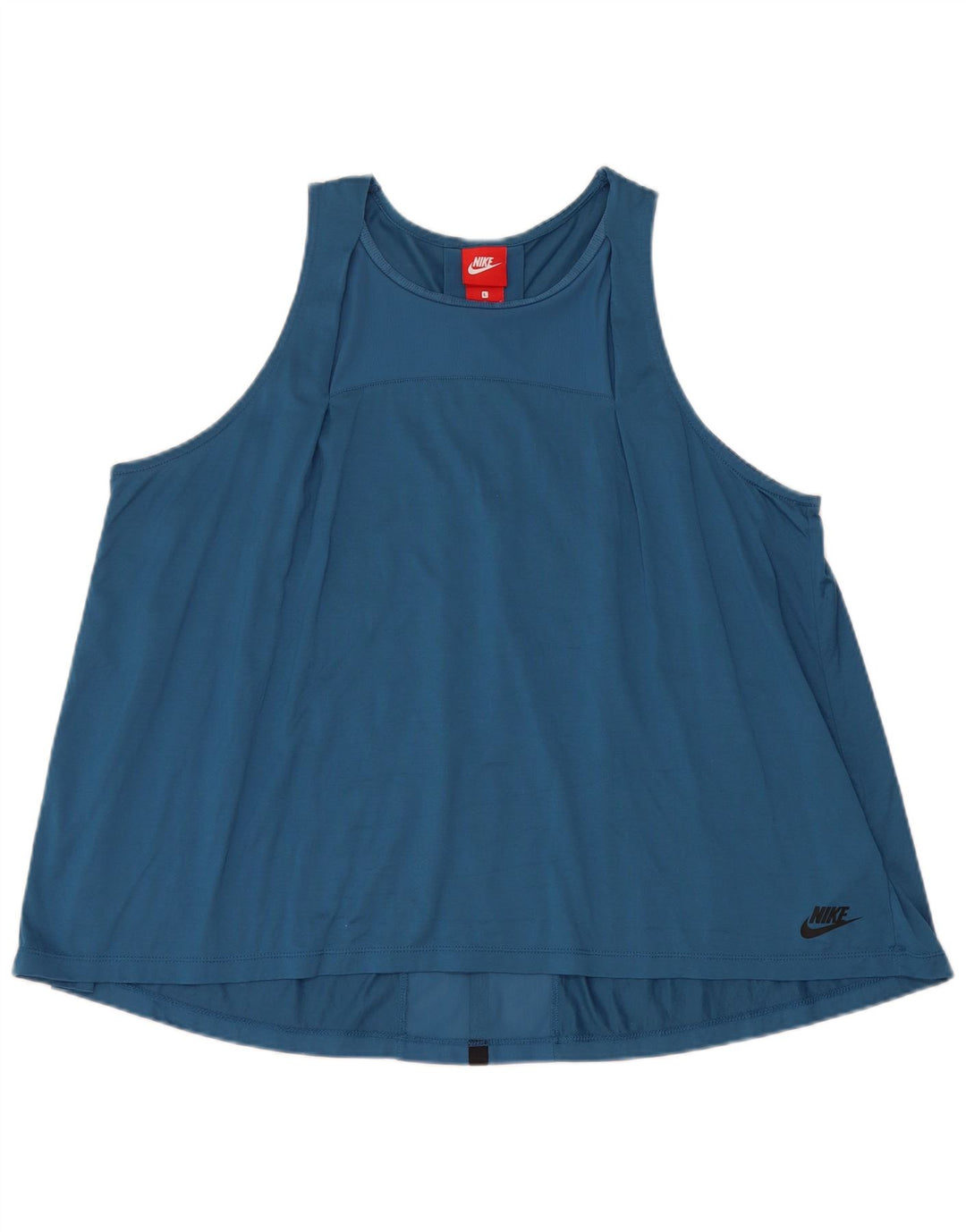 Vestă supradimensionată pentru femei Nike UK 16, mare, albastru, bumbac
