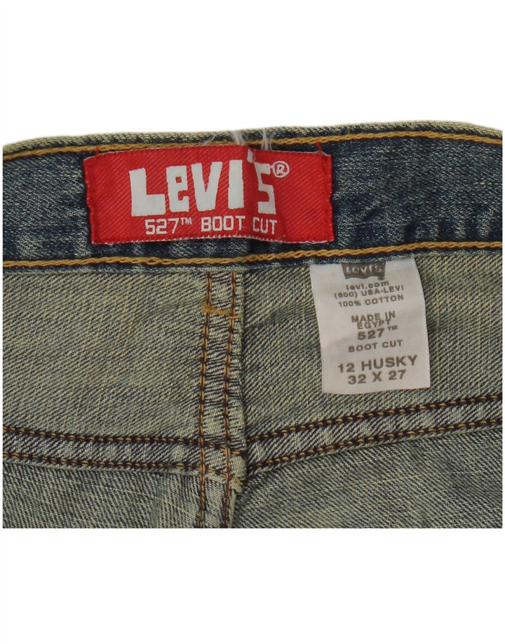 LEVI'S Jeans Husky Bootcut pentru baieti 11-12 ani W32 L27 albastru bumbac