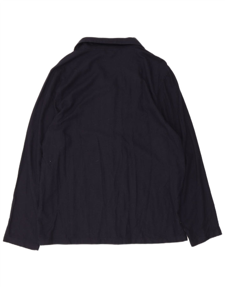 Cămașă pentru bărbați Tommy Hilfiger, mare, din viscoză cu carouri bleumarin