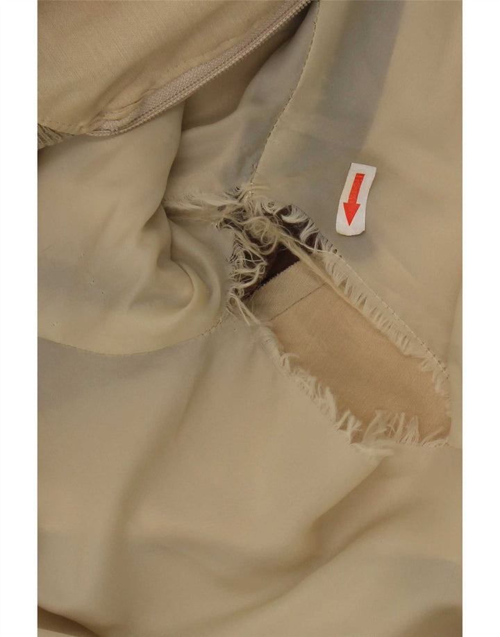 Bomber vintage pentru bărbați UK 42 XL Bej Poliester color bloc