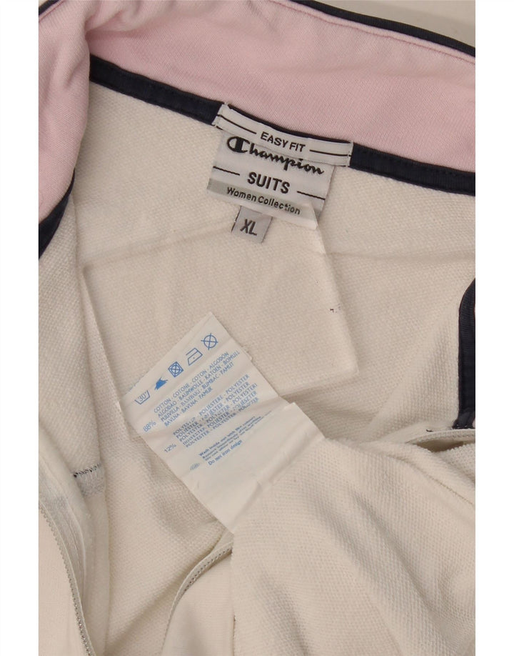 Jachetă de trening pentru femei Champion UK 18 XL, bumbac alb