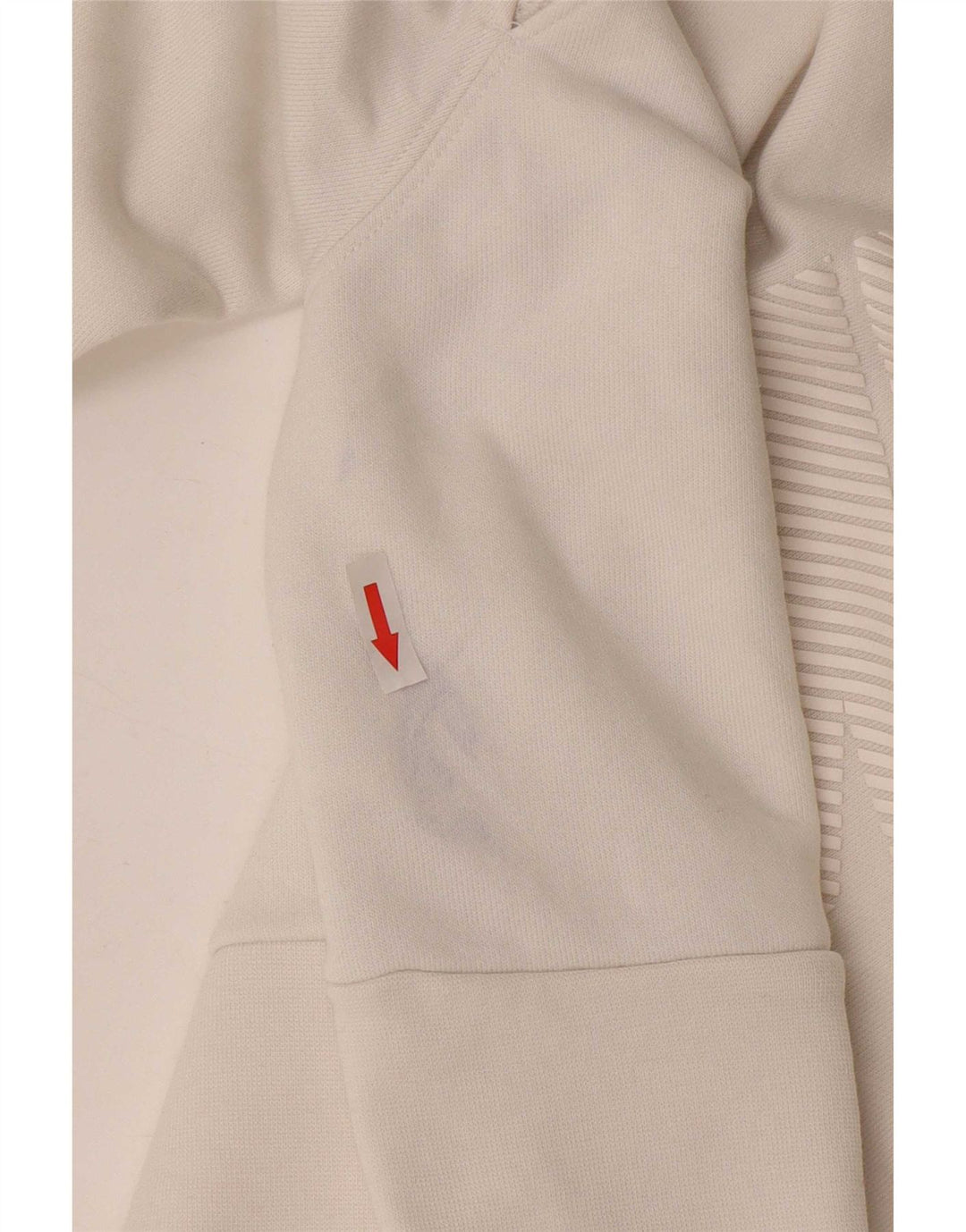 Pulover crop Nike pentru femei UK 14 Poliester alb mediu