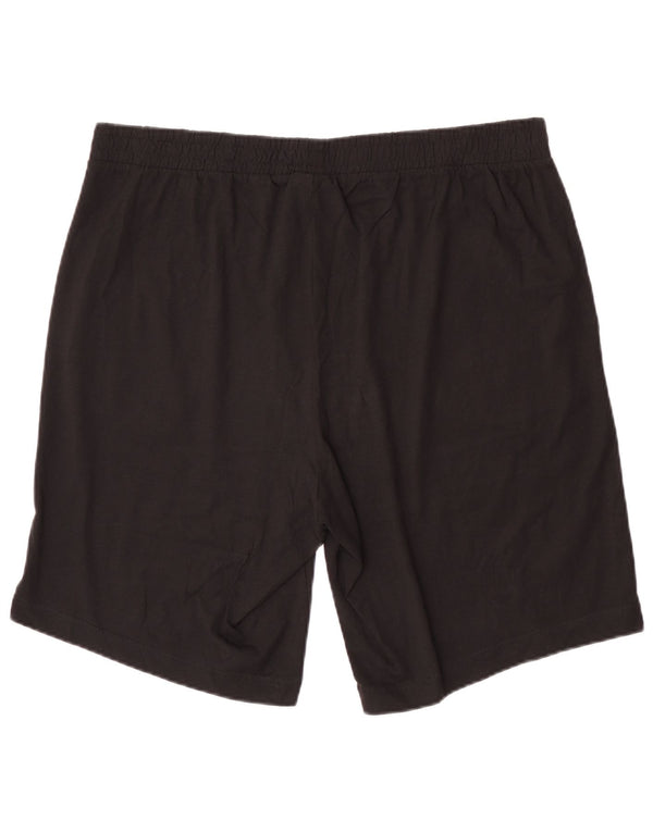 Pantaloni scurți sport pentru bărbați Admiral 3XL, bumbac negru