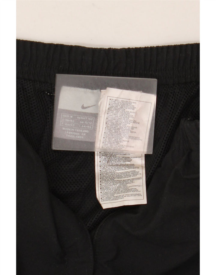 Pantaloni capri Nike pentru femei Marea Britanie 10/12 Poliester color bloc negru mediu