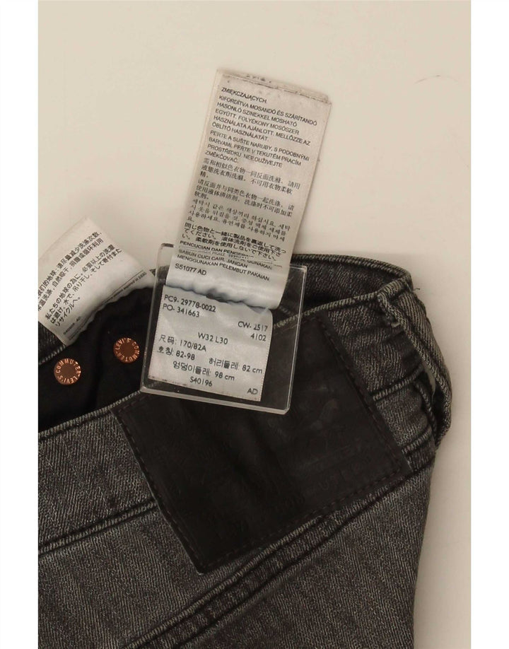 Blugi slim pentru bărbați Levi's W32 L30 bumbac gri