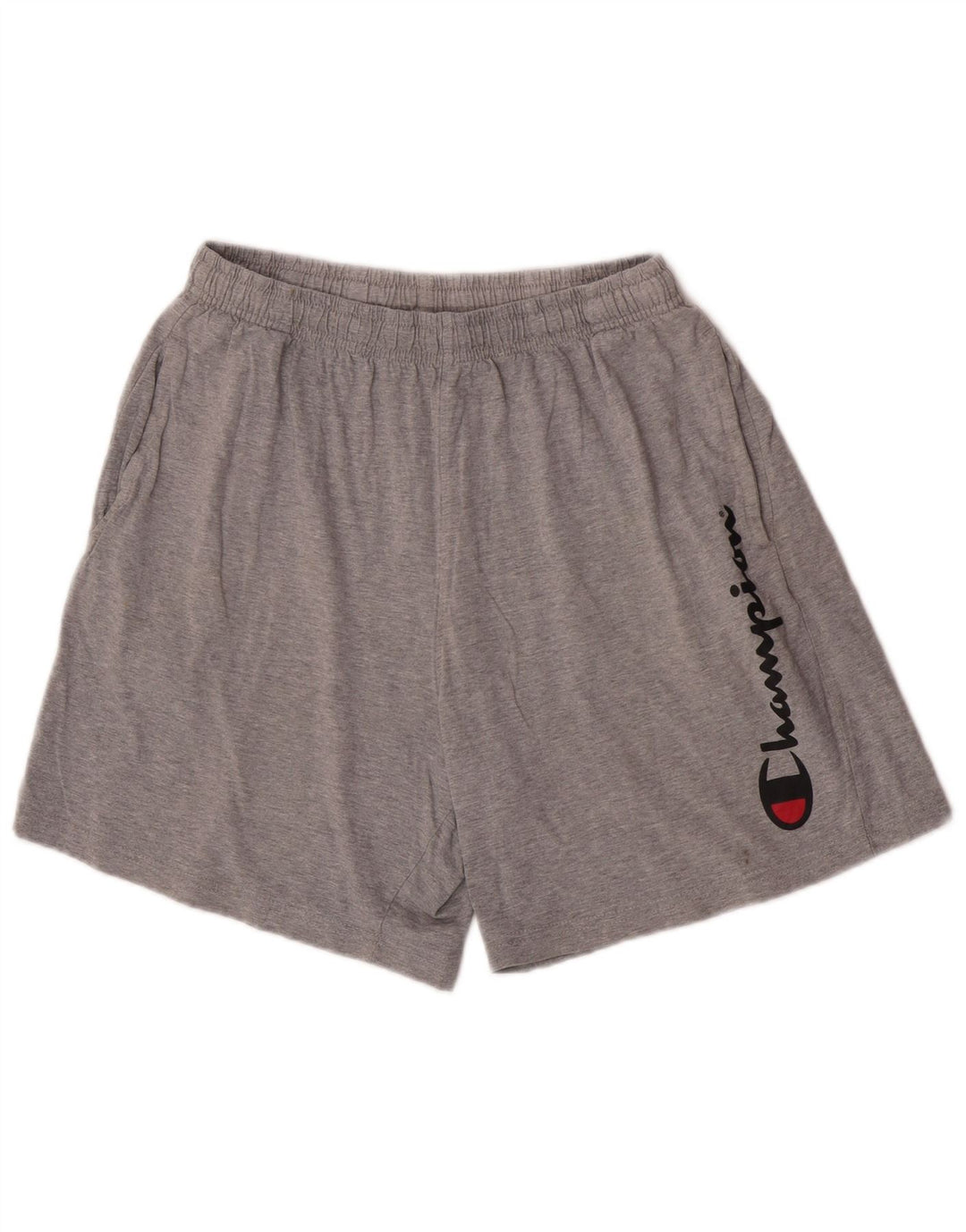Pantaloni scurți sport pentru bărbați Champion Graphic Regular, bumbac gri mic
