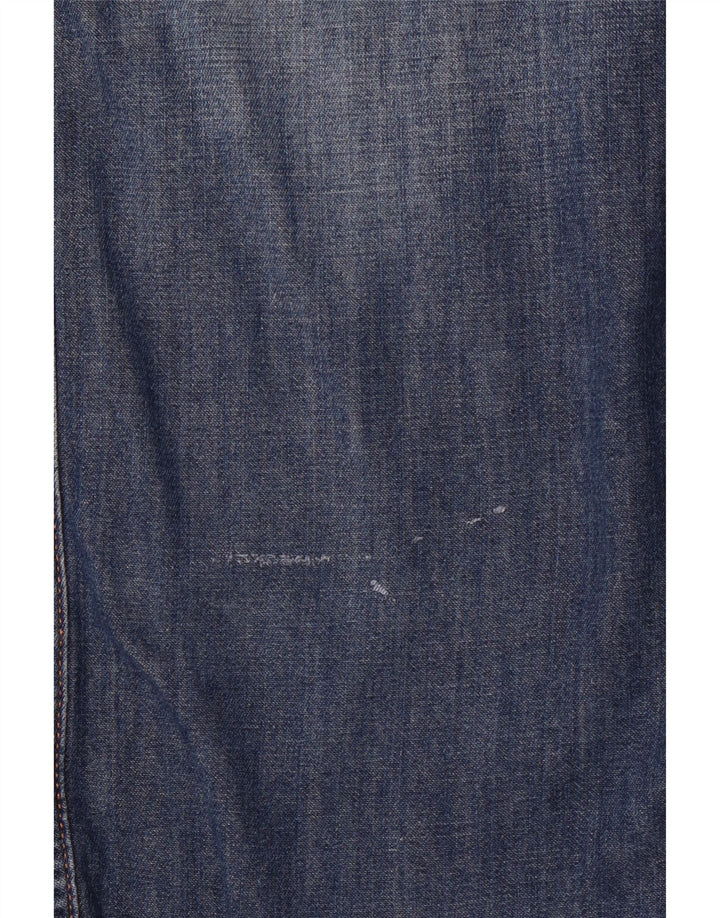 Cămașă Timberland Slim Fit pentru bărbați din denim, mare, albastru, bumbac