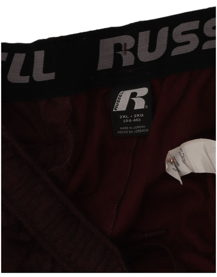 Pantaloni de trening pentru bărbați RUSSELL ATHLETIC 2XL poliester maro