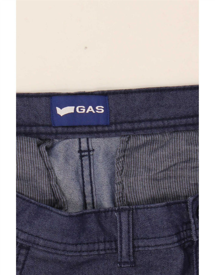 Pantaloni scurți cargo pentru bărbați Gas Medium W32 Bumbac bleumarin