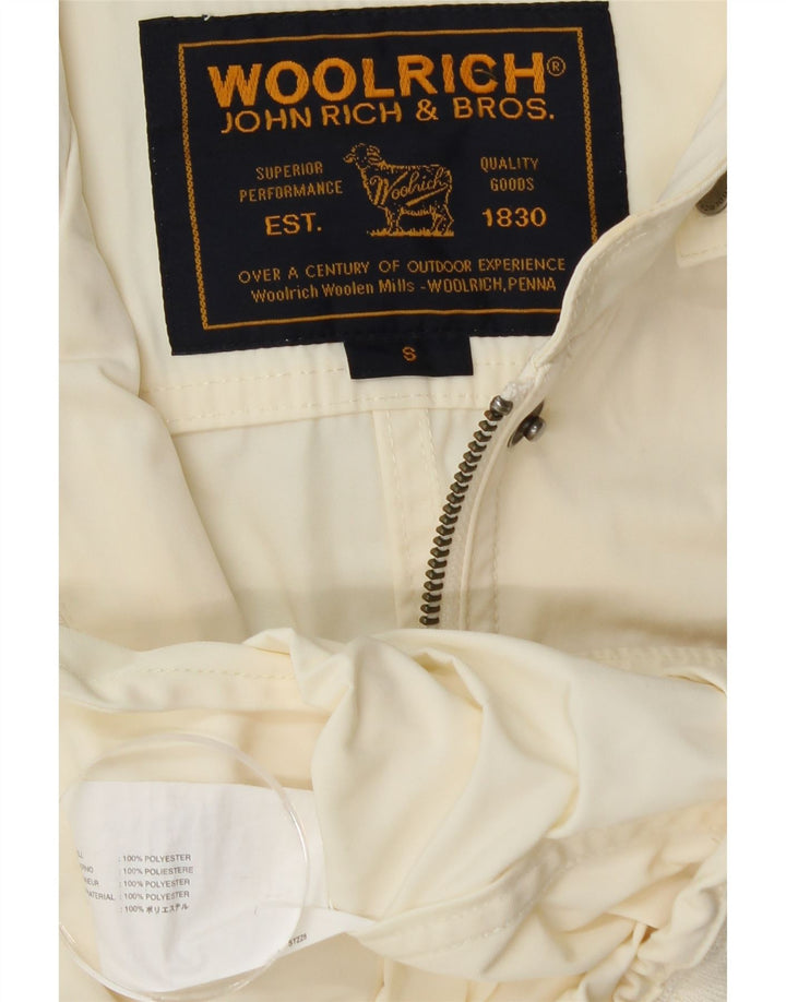 WOOLRICH Jachetă utilitare pentru femei UK 10 Mic din poliester alb