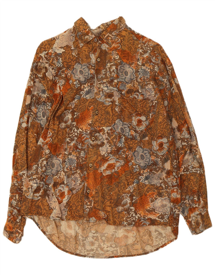 Cămașă Vintage bărbați Mic Maro Floral