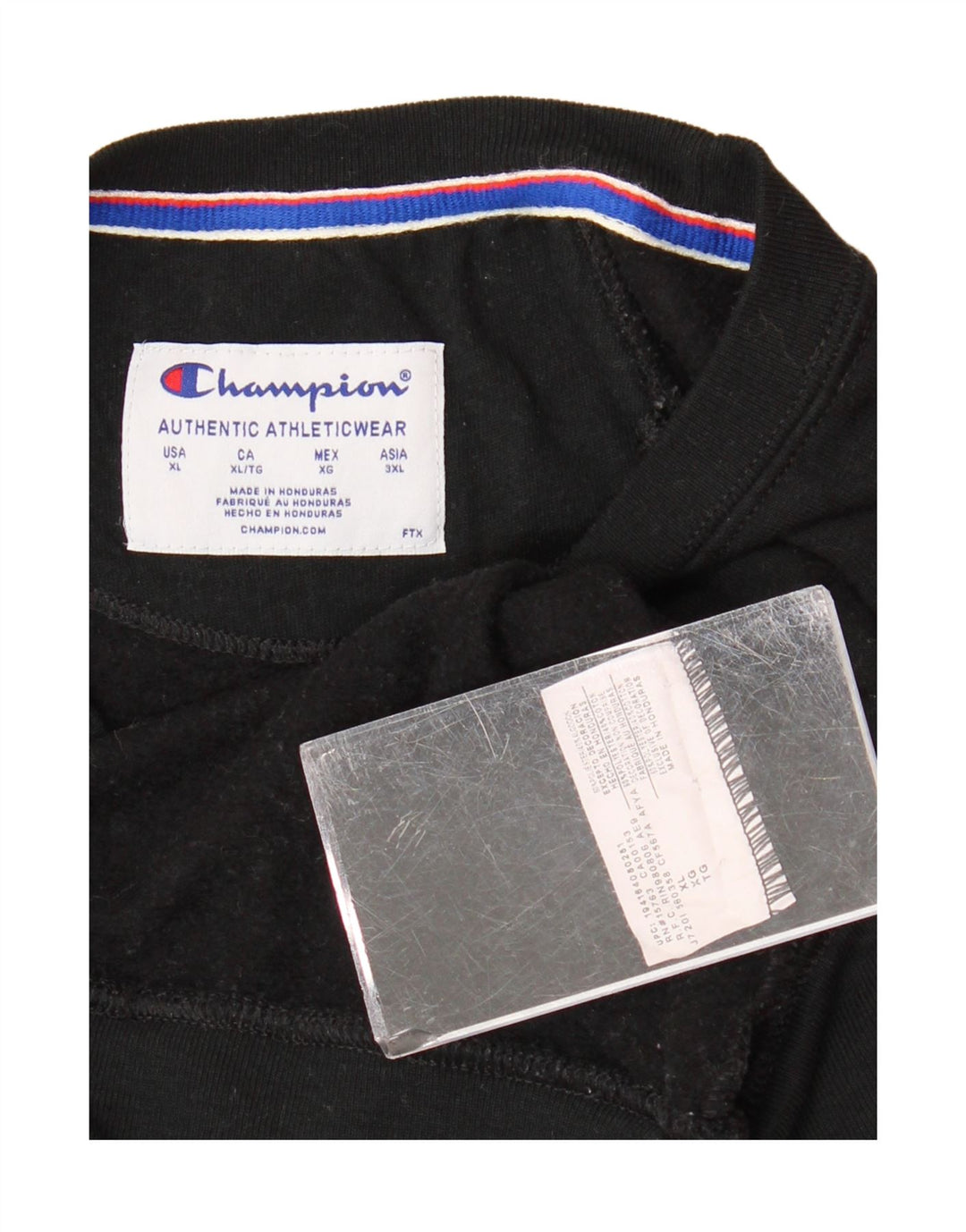 Pulover cu grafic pentru femei CHAMPION UK 18 XL Poliester negru