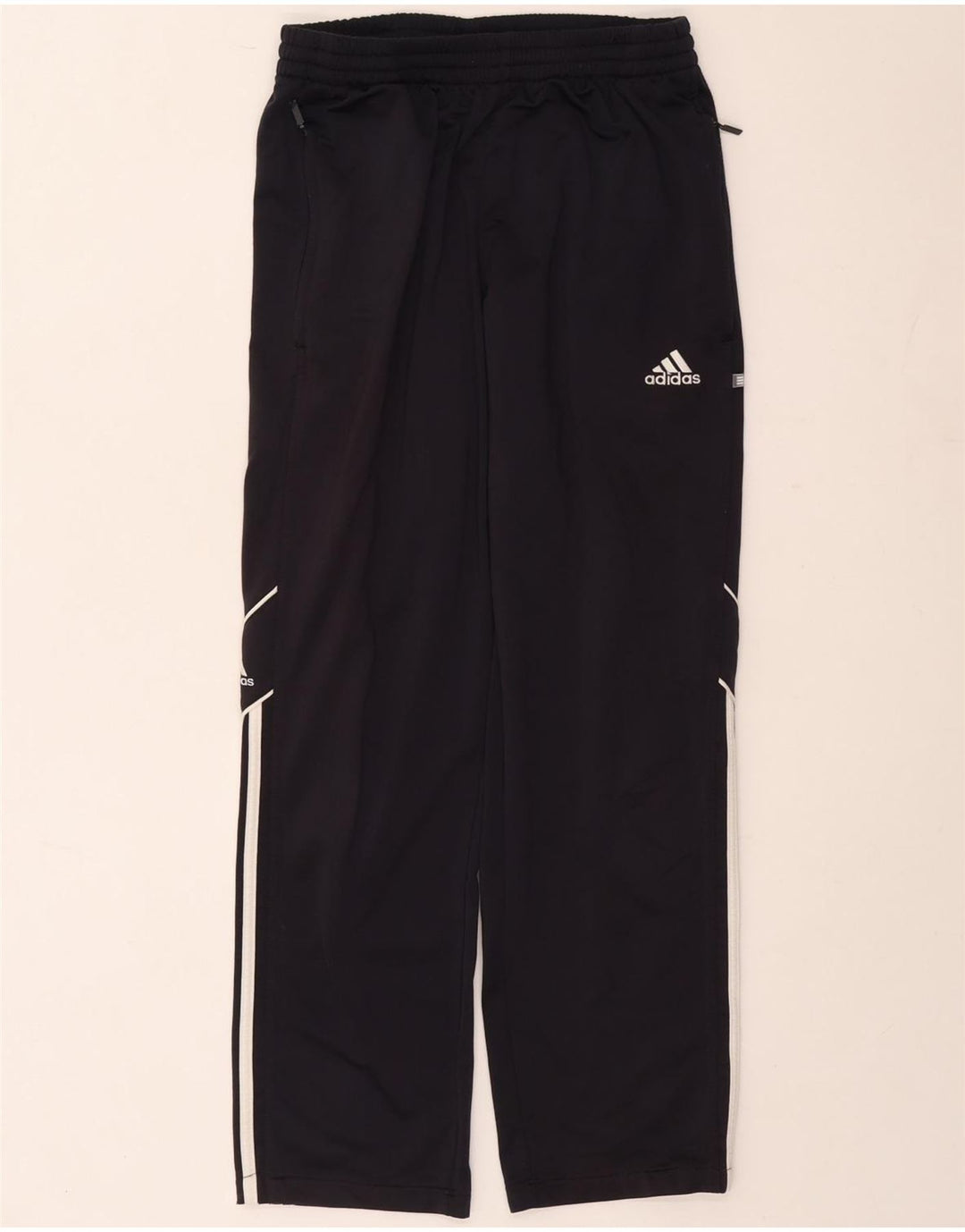 Pantaloni de trening Adidas pentru bărbați, poliester mediu albastru bleumarin