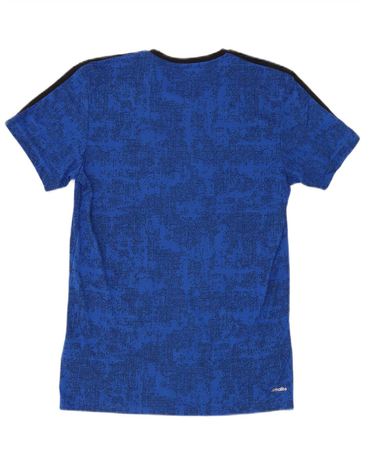 Tricou ADIDAS Climalite pentru bărbați Top Medium Blue Camuflage Poliester