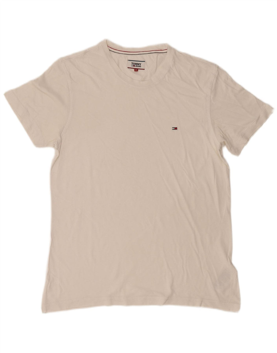 Tricou Tommy Hilfiger pentru bărbați Top Medium White Bumbac