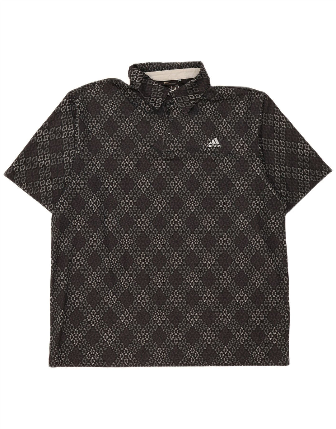 Tricou polo Adidas Climacool pentru bărbați 2XL Negru Argyle/Diamond Poliester