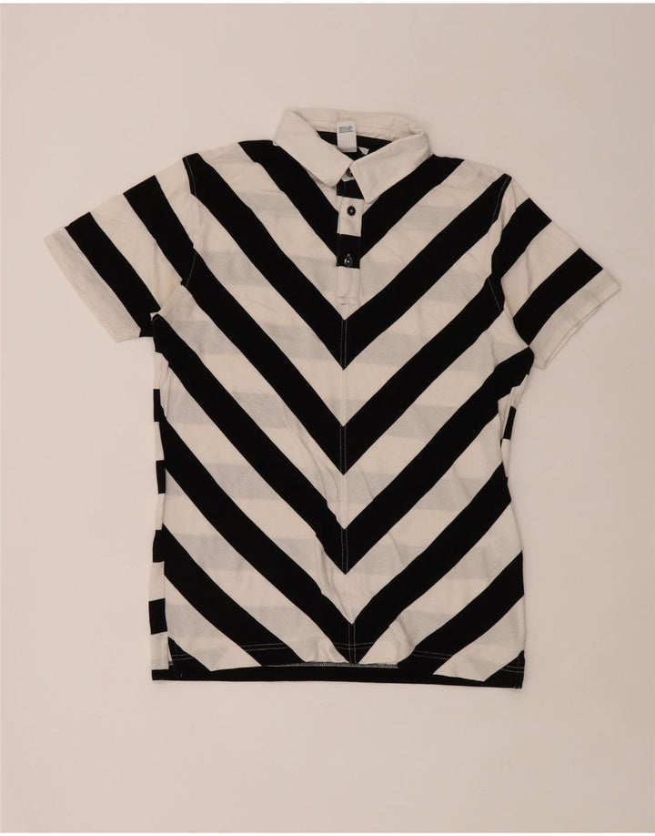 Tricou polo pentru bărbați Gant, bumbac cu dungi albe medii