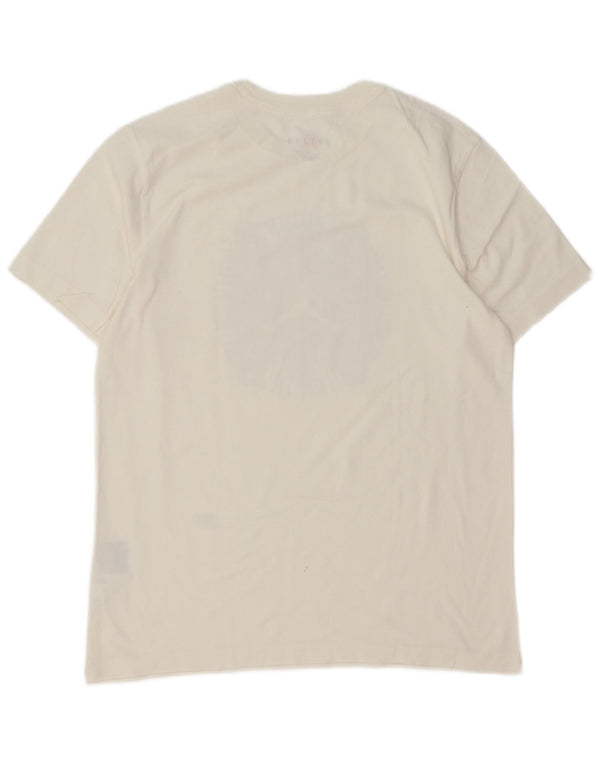 Tricou grafic Jordan pentru bărbați Top mediu din bumbac alb