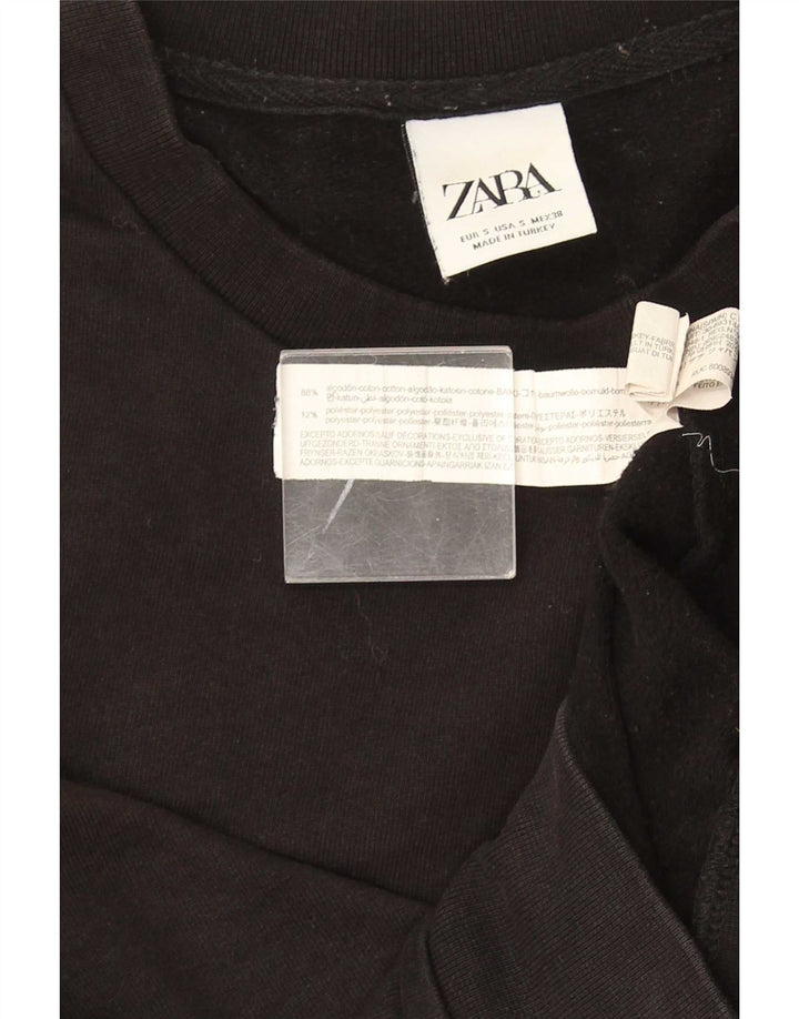 Pulover pentru bărbați Zara Pulover Mic Negru Bumbac