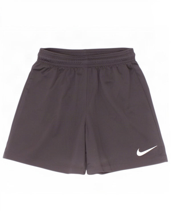 Pantaloni scurți sport Nike Dri Fit pentru băieți 8-9 ani poliester negru mic