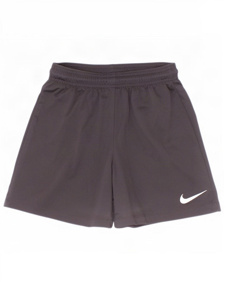 Pantaloni scurți sport Nike Dri Fit pentru băieți 8-9 ani poliester negru mic