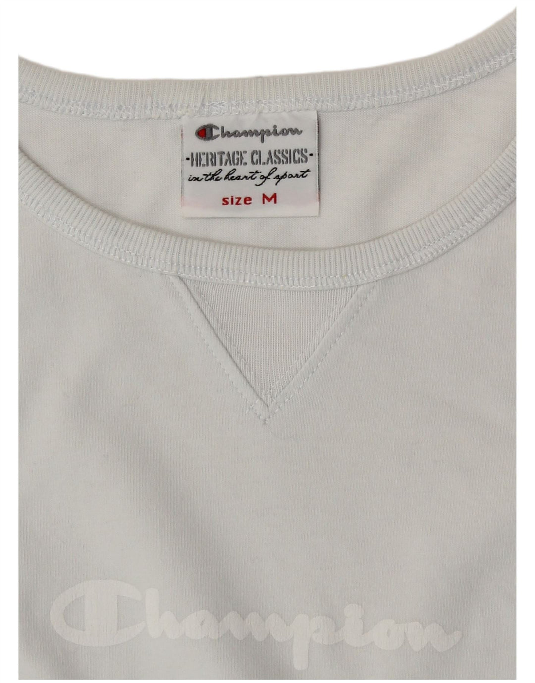 Champion pentru femei Heritage Classics Graphic Top cu mânecă lungă UK 12 Medium Blue
