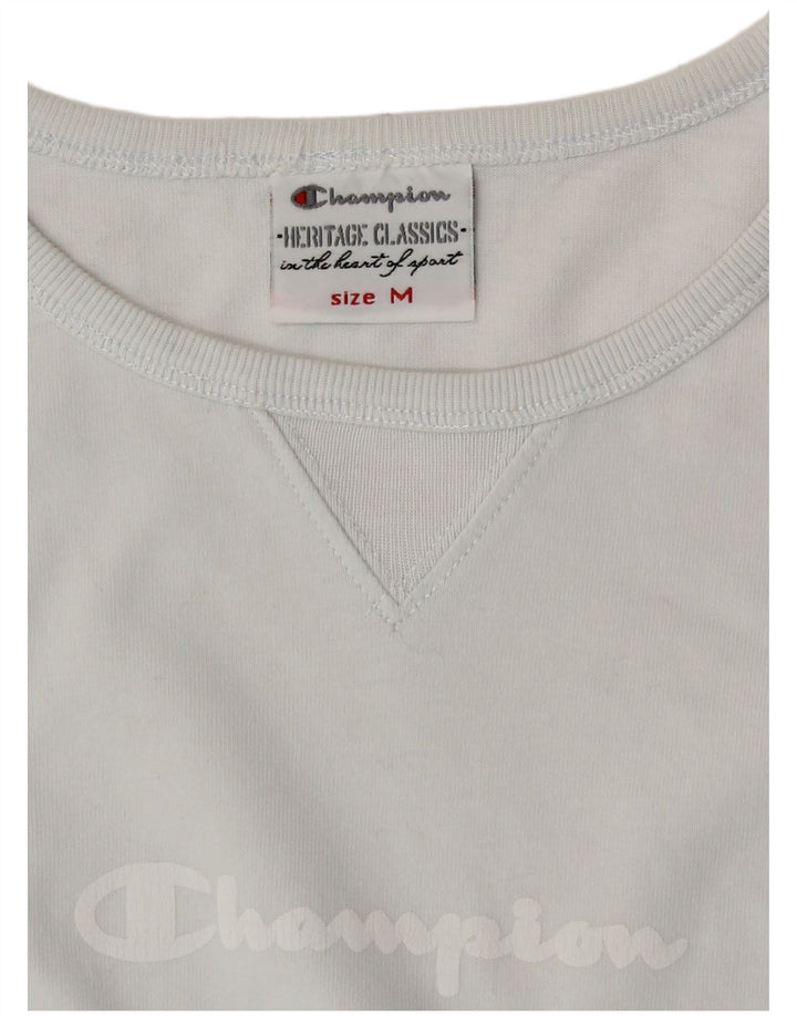 Champion pentru femei Heritage Classics Graphic Top cu mânecă lungă UK 12 Medium Blue