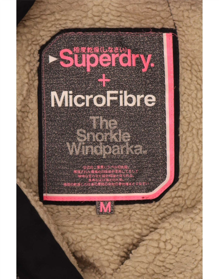 Jachetă Windparka pentru femei Superdry Windparka cu glugă UK 14 Medium Bleumarin