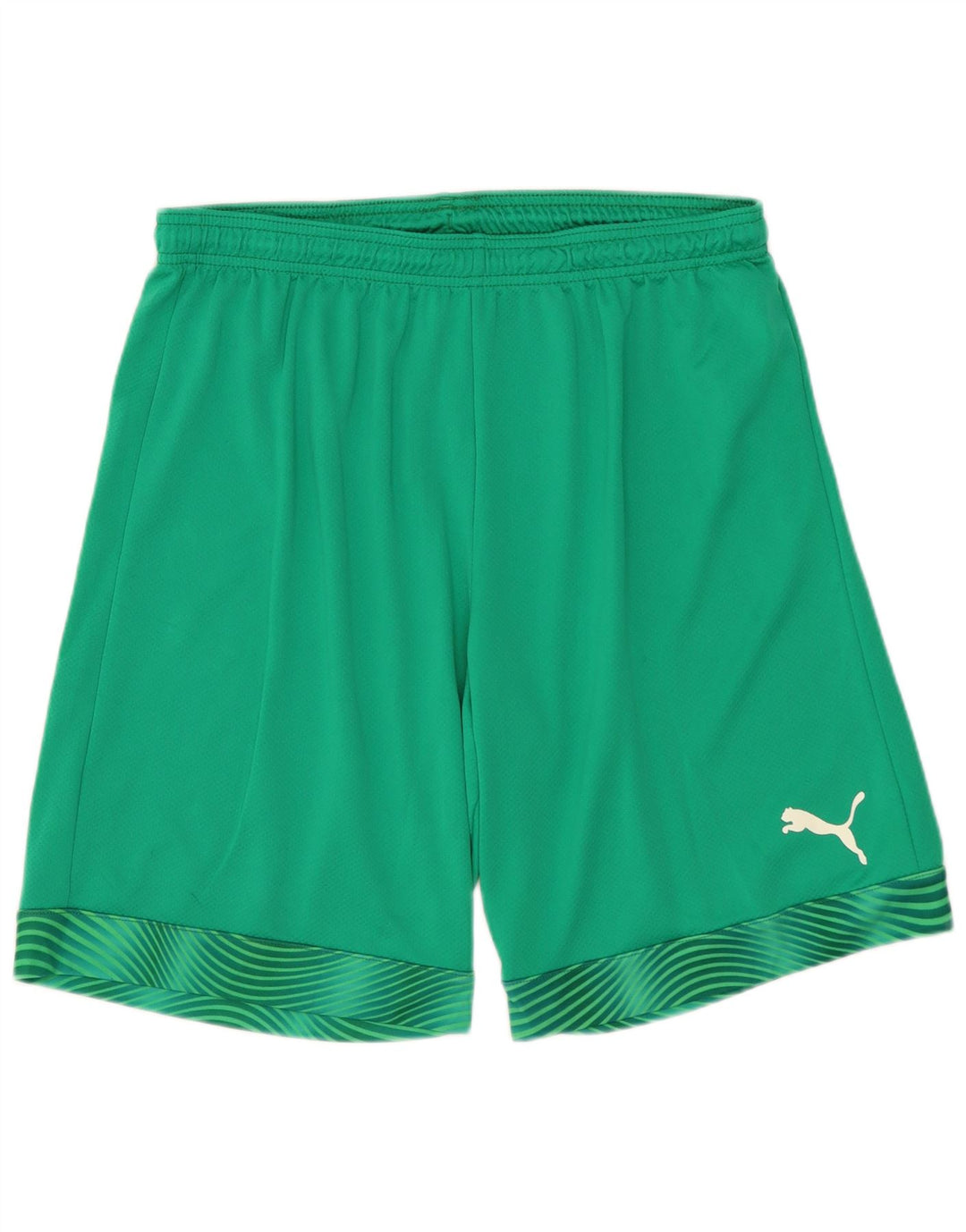 Pantaloni scurți sport PUMA pentru bărbați, mari, verde, geometric, poliester