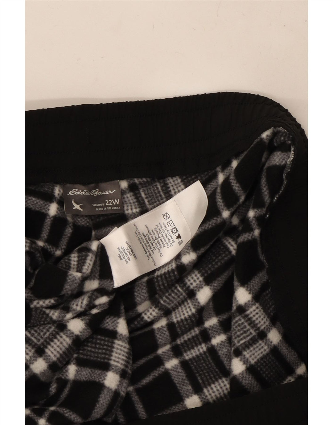 EDDIE BAUER Pantaloni de trening cargo pentru femei US 22 3XL Poliester negru