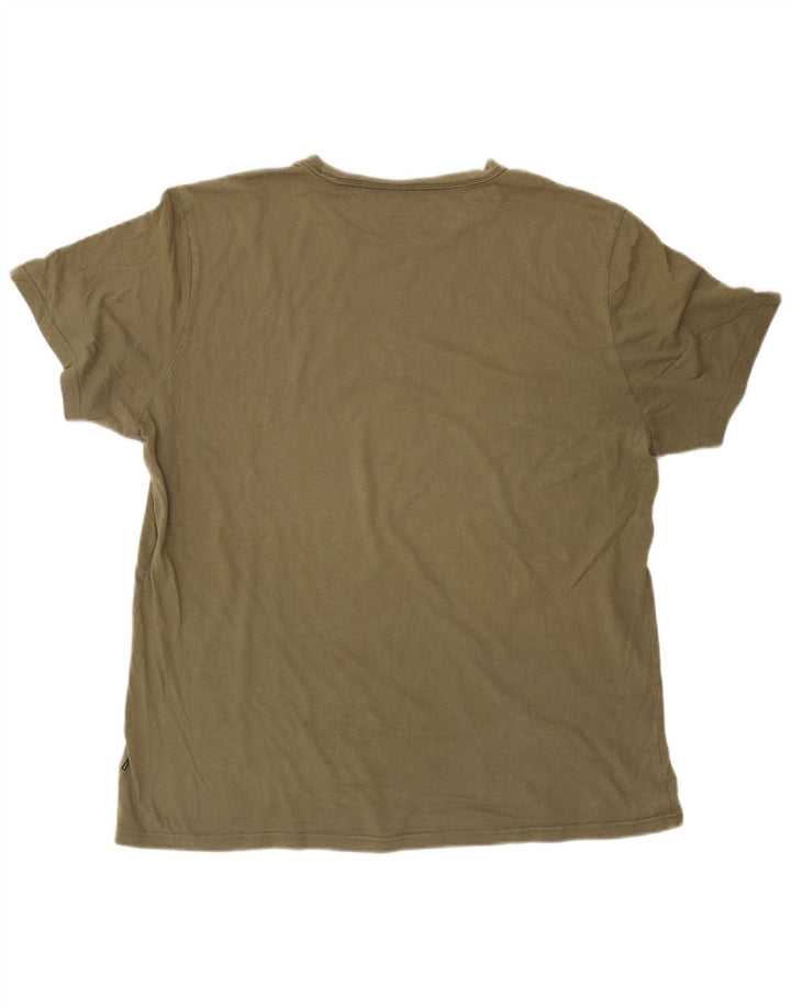Converse Mens Graphic T-Shirt Top XL Khaki