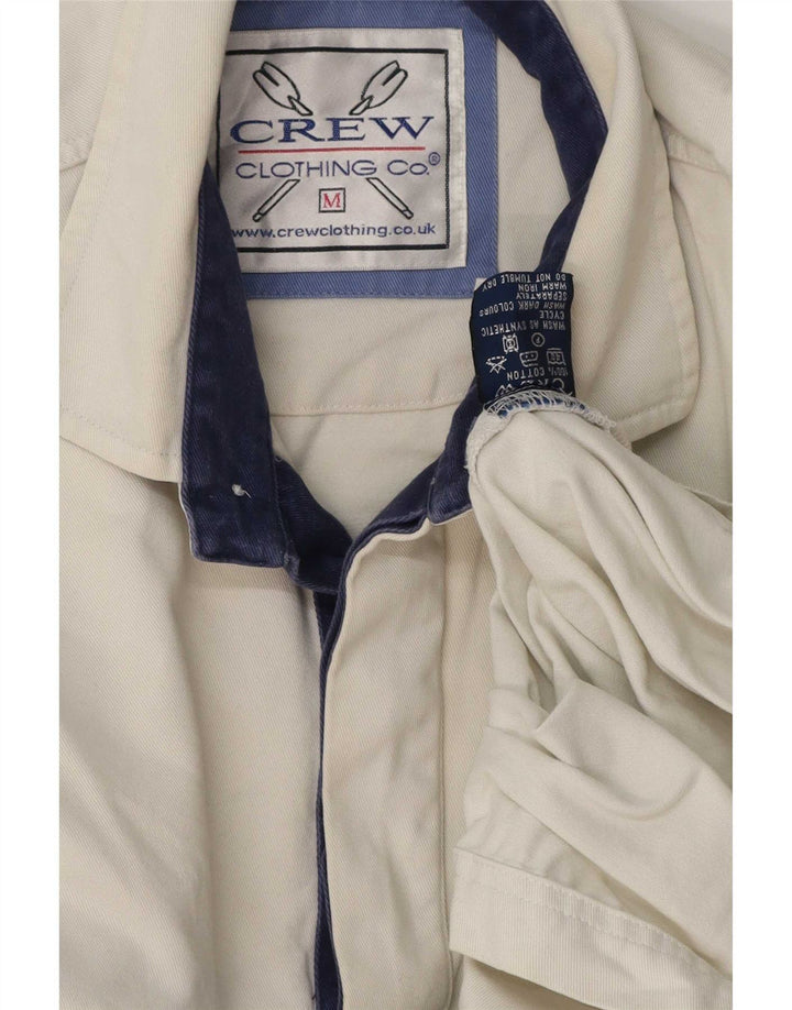 Crew Clothing Cămașă pulover pentru bărbați Bumbac cu dungi albe medii