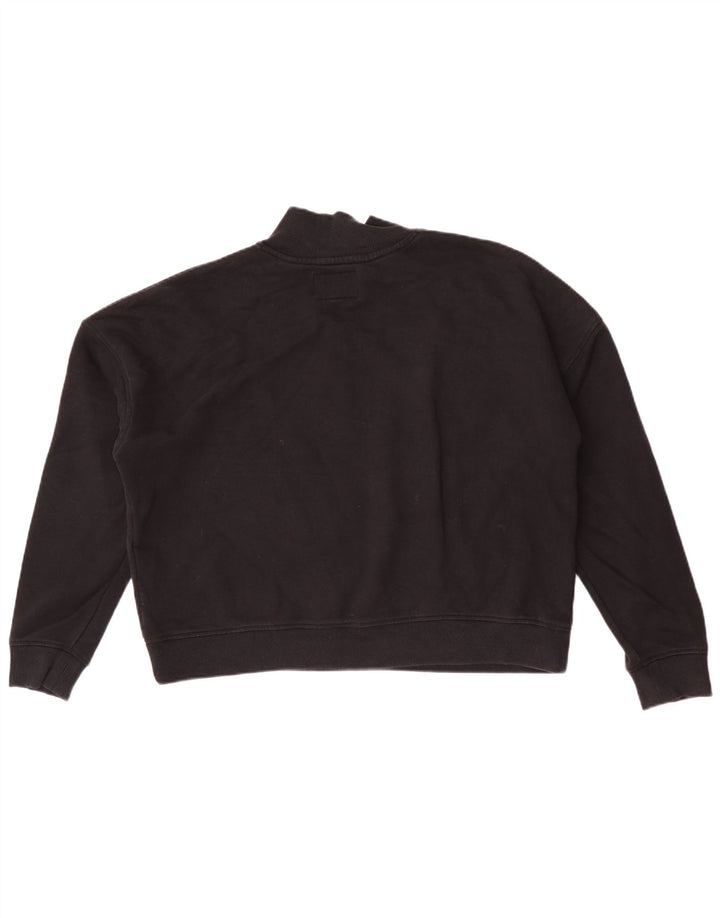 Pulover pentru femei Jack Wills cu grafic supradimensionat UK 16 Large Negru