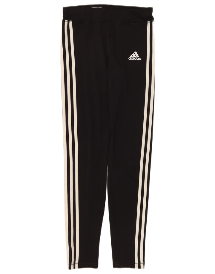 Adidas Fete Climalite Leggings 13-14 Ani Mari Poliester Negru
