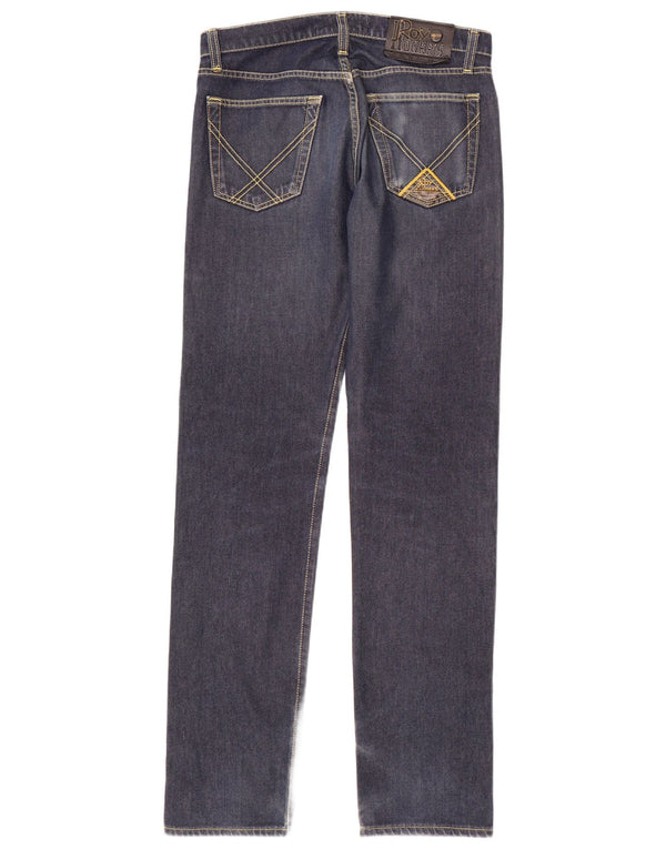 Blugi subțiri Roy Rogers pentru femei IT 46 Large W32 L34 Bumbac bleumarin