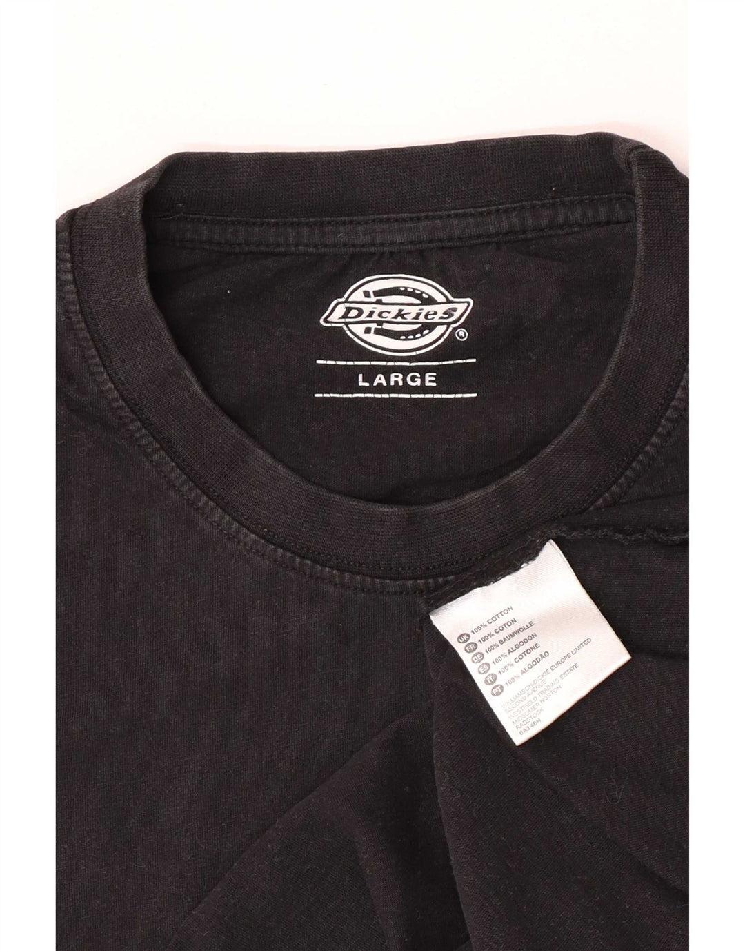 Tricou pentru bărbați Dickies Top mare din bumbac negru